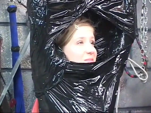 Fullbody tape covering bondage