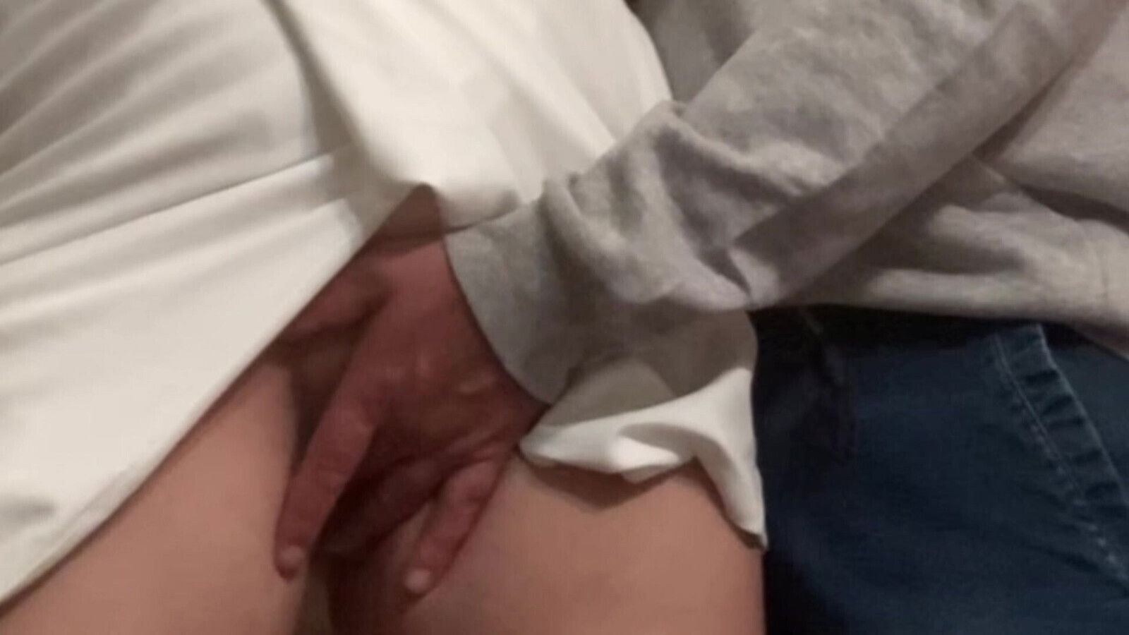 OMG!!! Total Stranger Wasn't Wearing Panties Subway Pussy Fingered