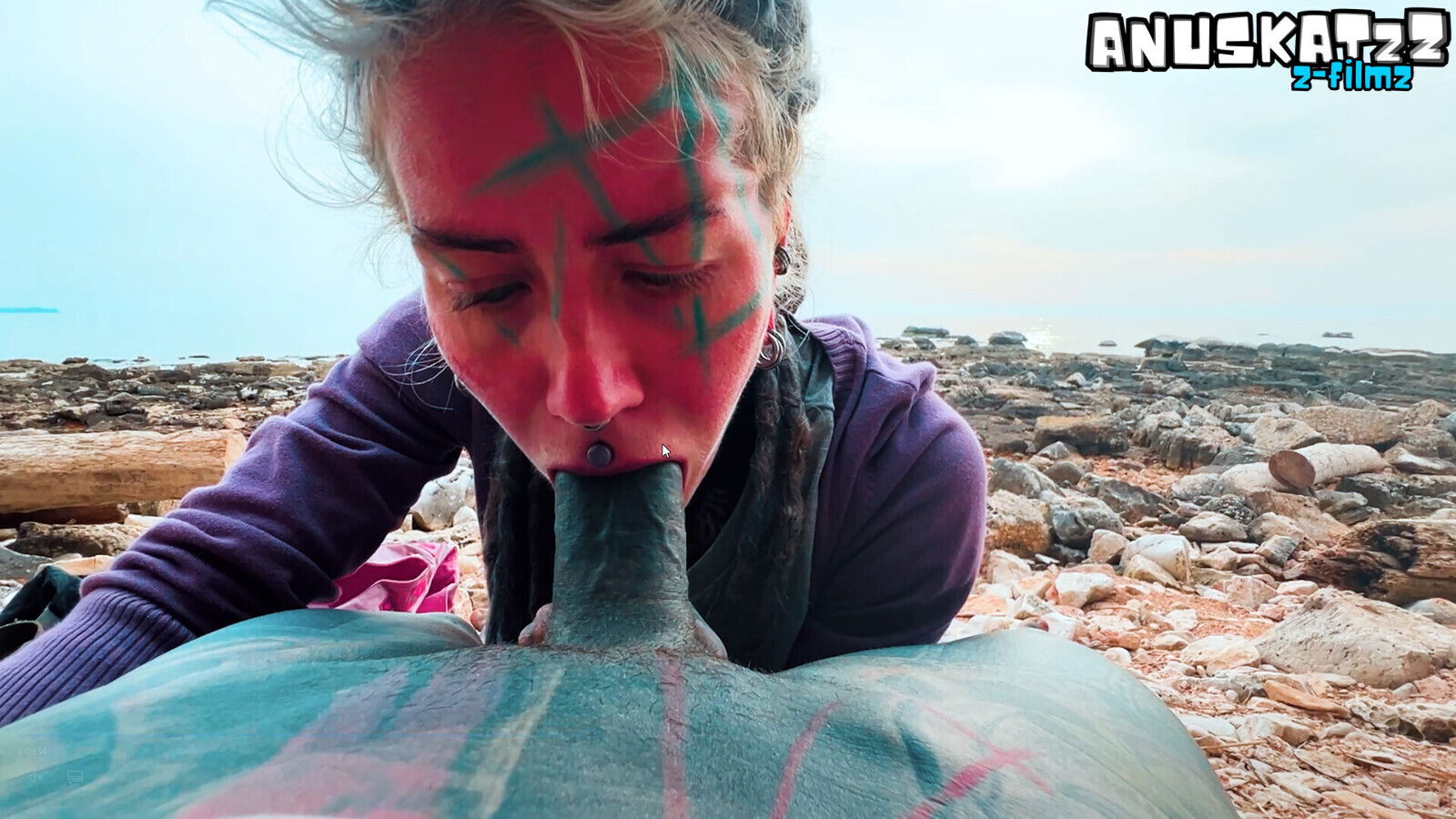 Public Cumshot Face Outdoors