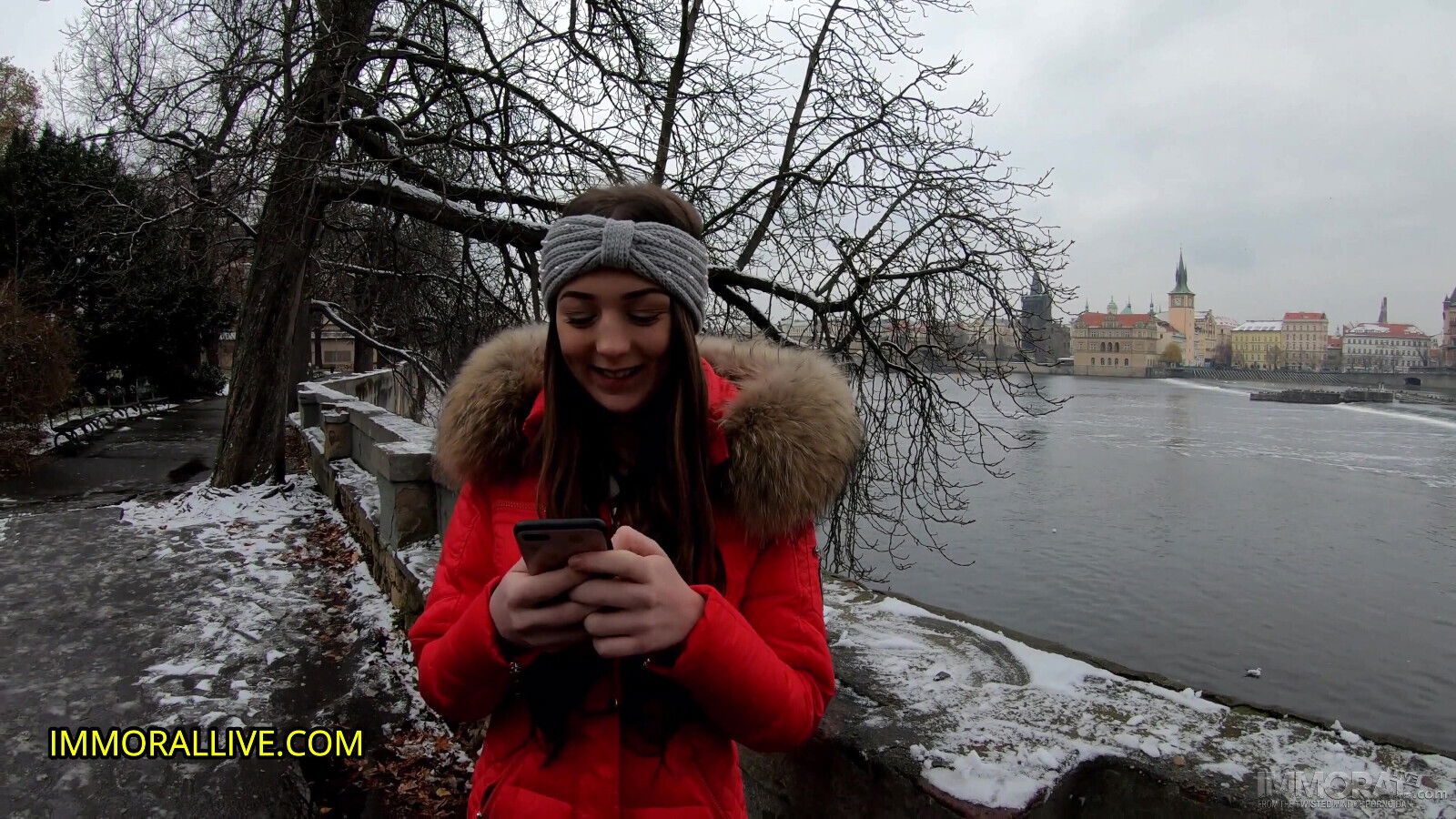 Gorgeous girl Isabella gets sperm crazy threesome with porno stepson!