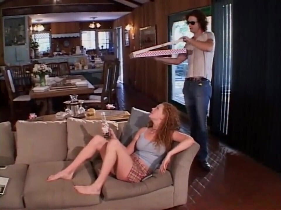 Young redhead takes cocks