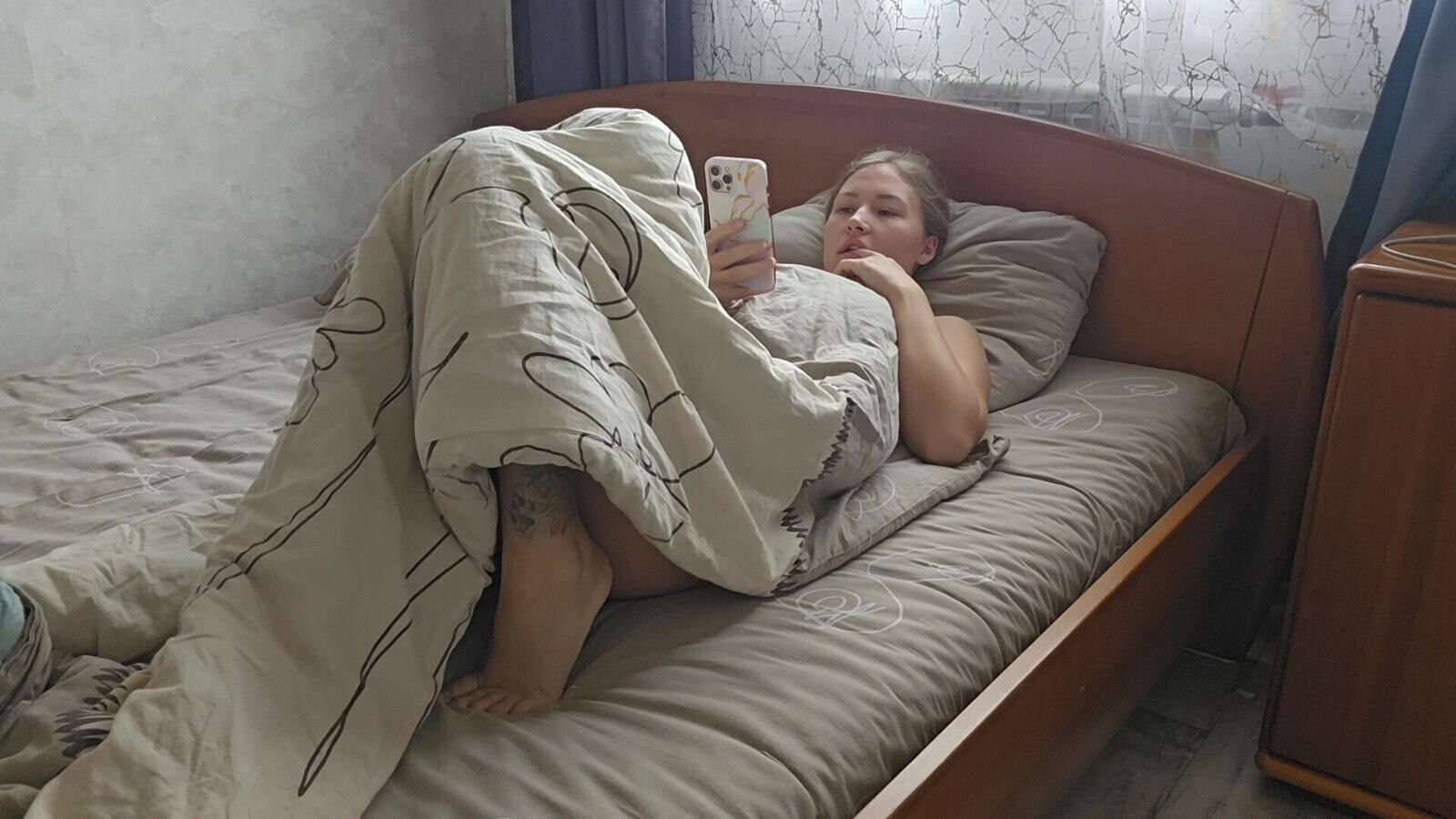 Woke Decided Masturbate Porn. Sweet Cumshot!