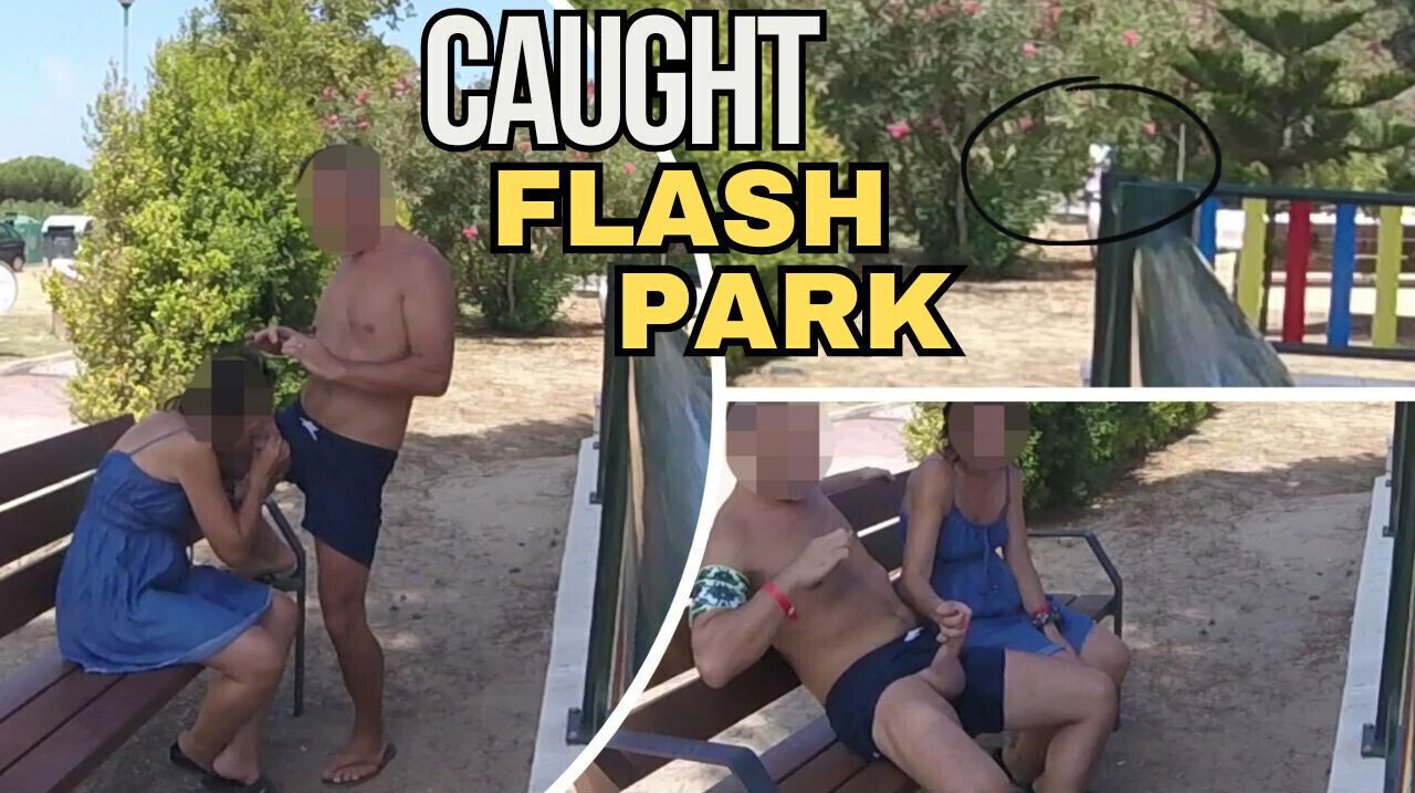 Extreme Dogging! Risky Blowjob with Teacher Public Bench! MissCreamy