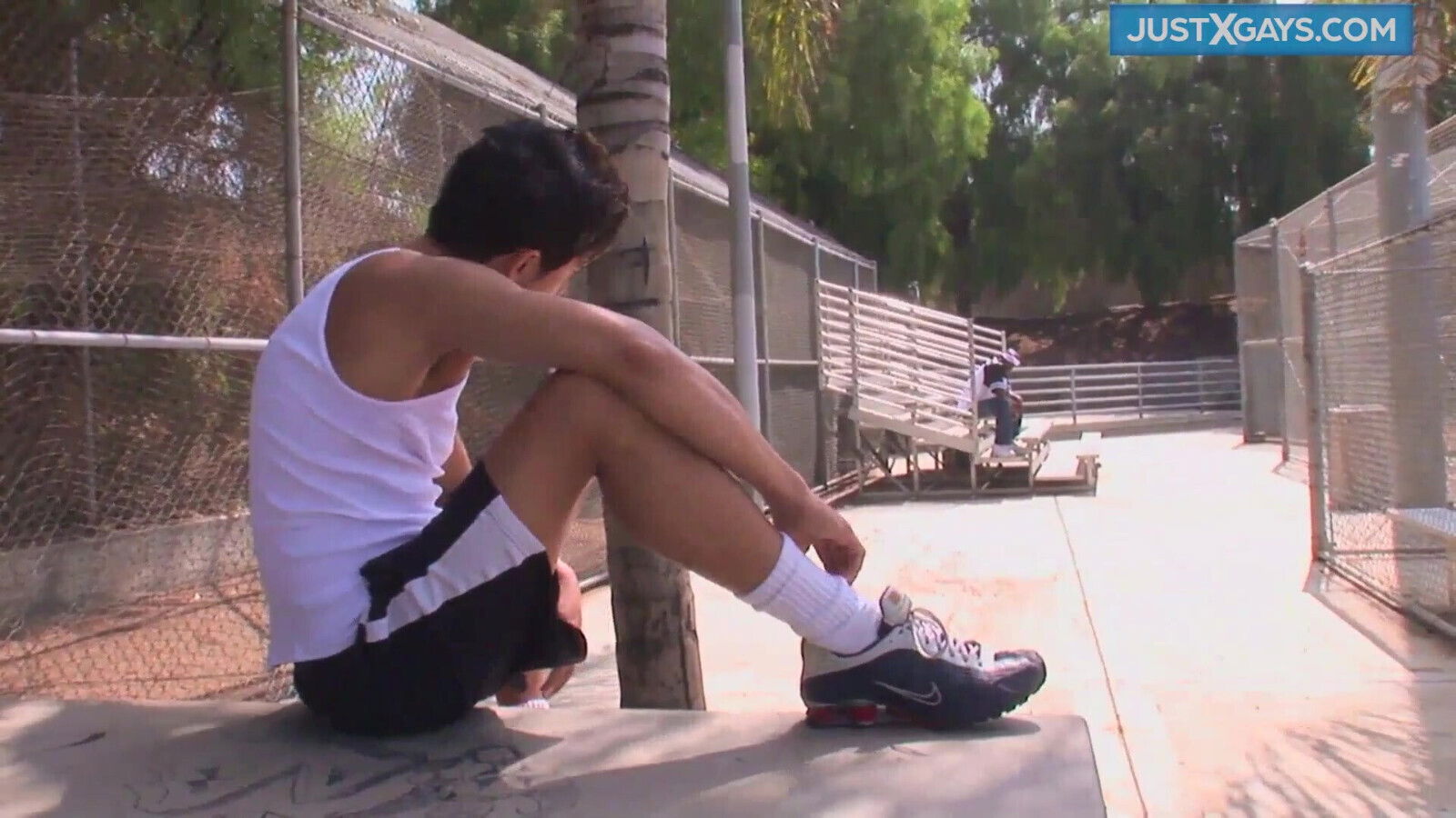 Monster makes friend moan loudly while doing