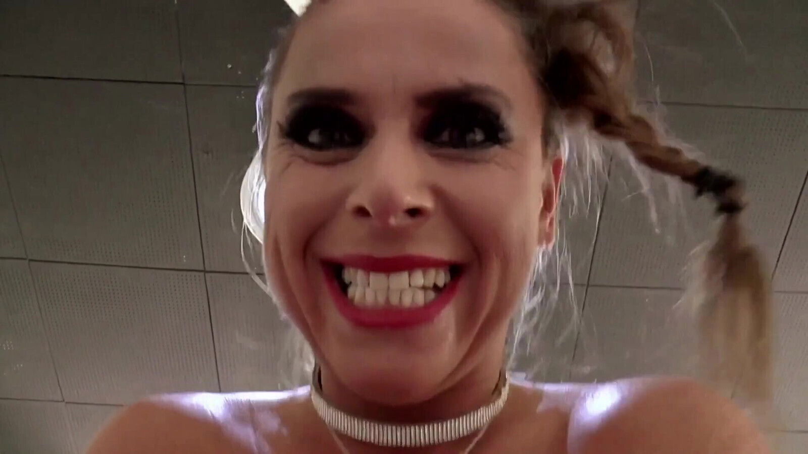 MILF loves warm load mouth