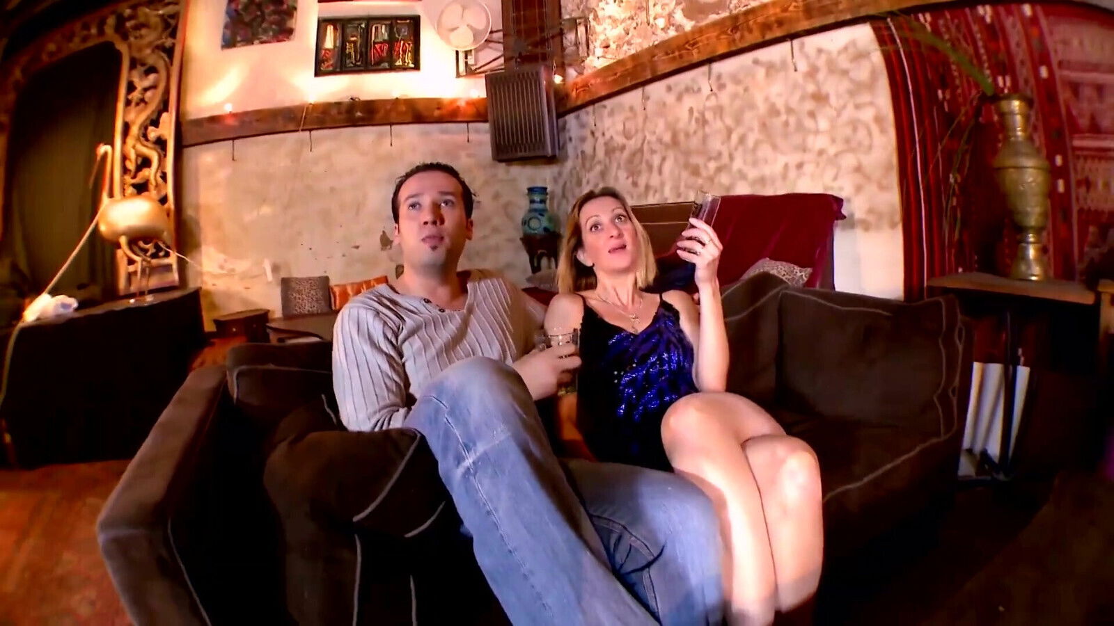 Blonde slut sexy stockings fucked