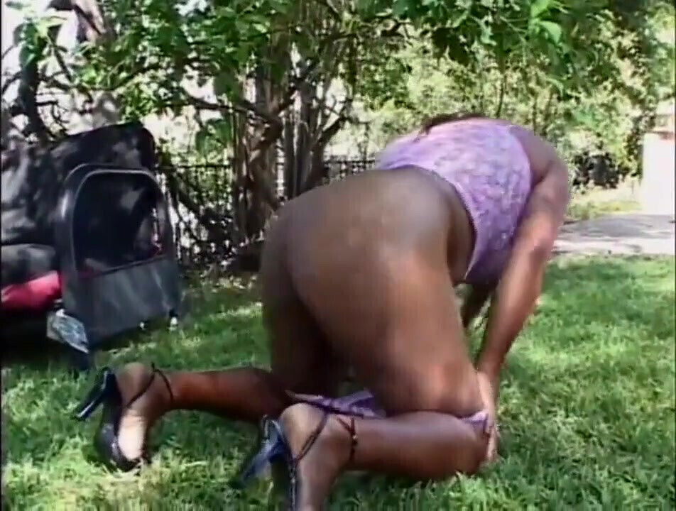 Black white boobs hairy pussy fucking garden...cum face