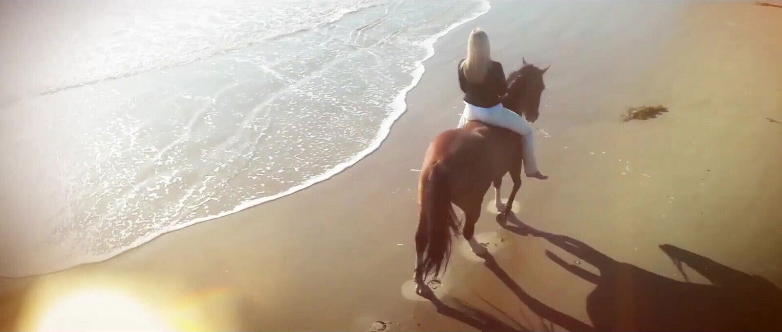 Blonde nasty girl loves touch pussy