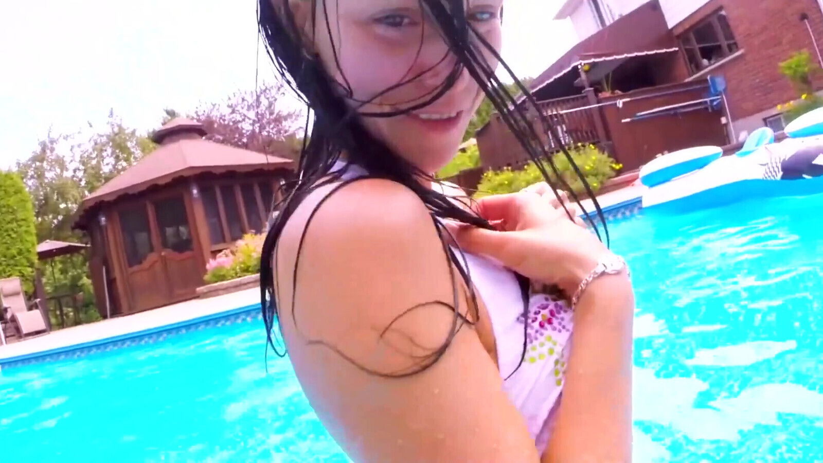 Pool Gets Stiff Fucked Sweet Teen Pool