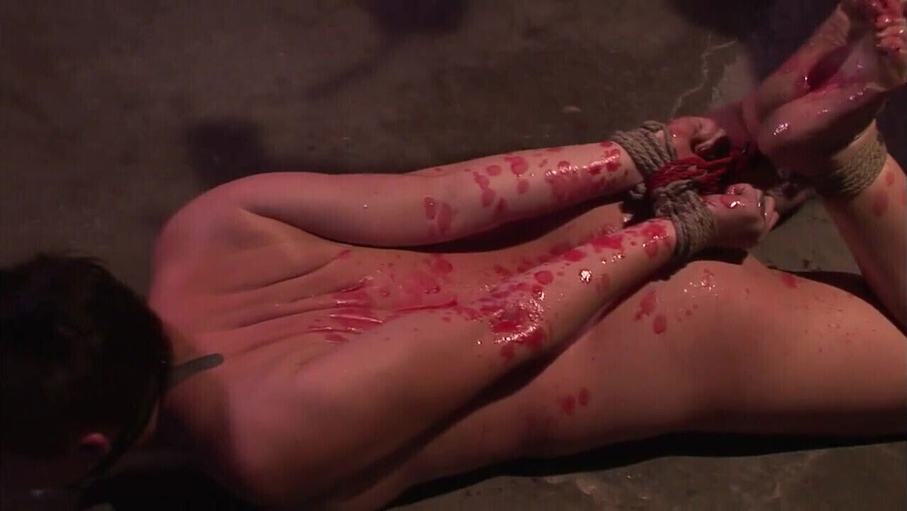 Lesbian mistress humiliates tied sexy slave