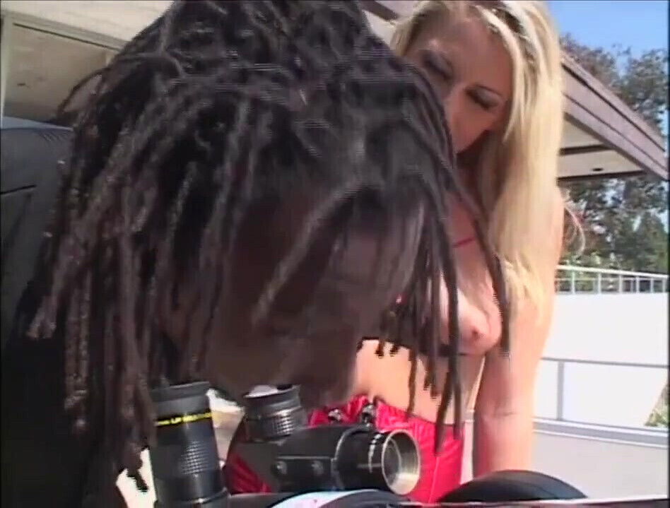 Outside black white fucking fingering