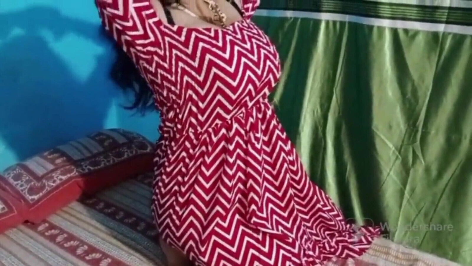 Desi Bhabhi's Pussy Exposed