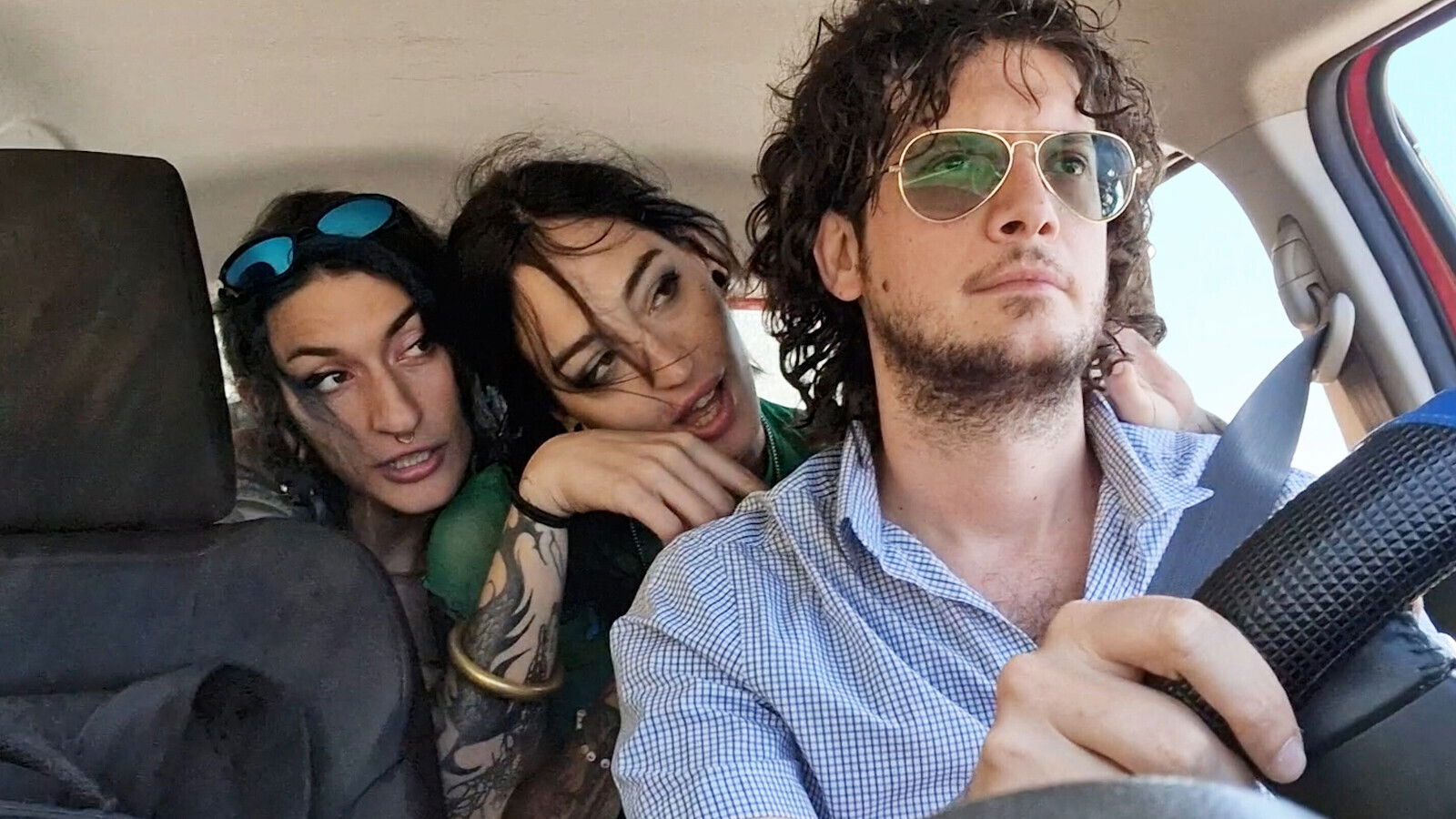 picked lesbian hitchhikers. They were both handful least they tasted DOUBLE BLOWJOB STANDING FUCK