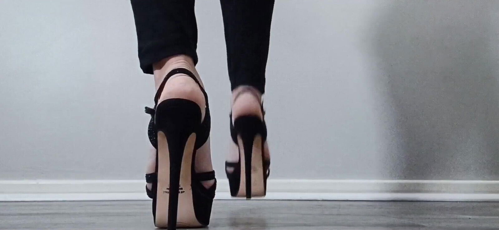 Beautiful Strappy Stilettos Feet