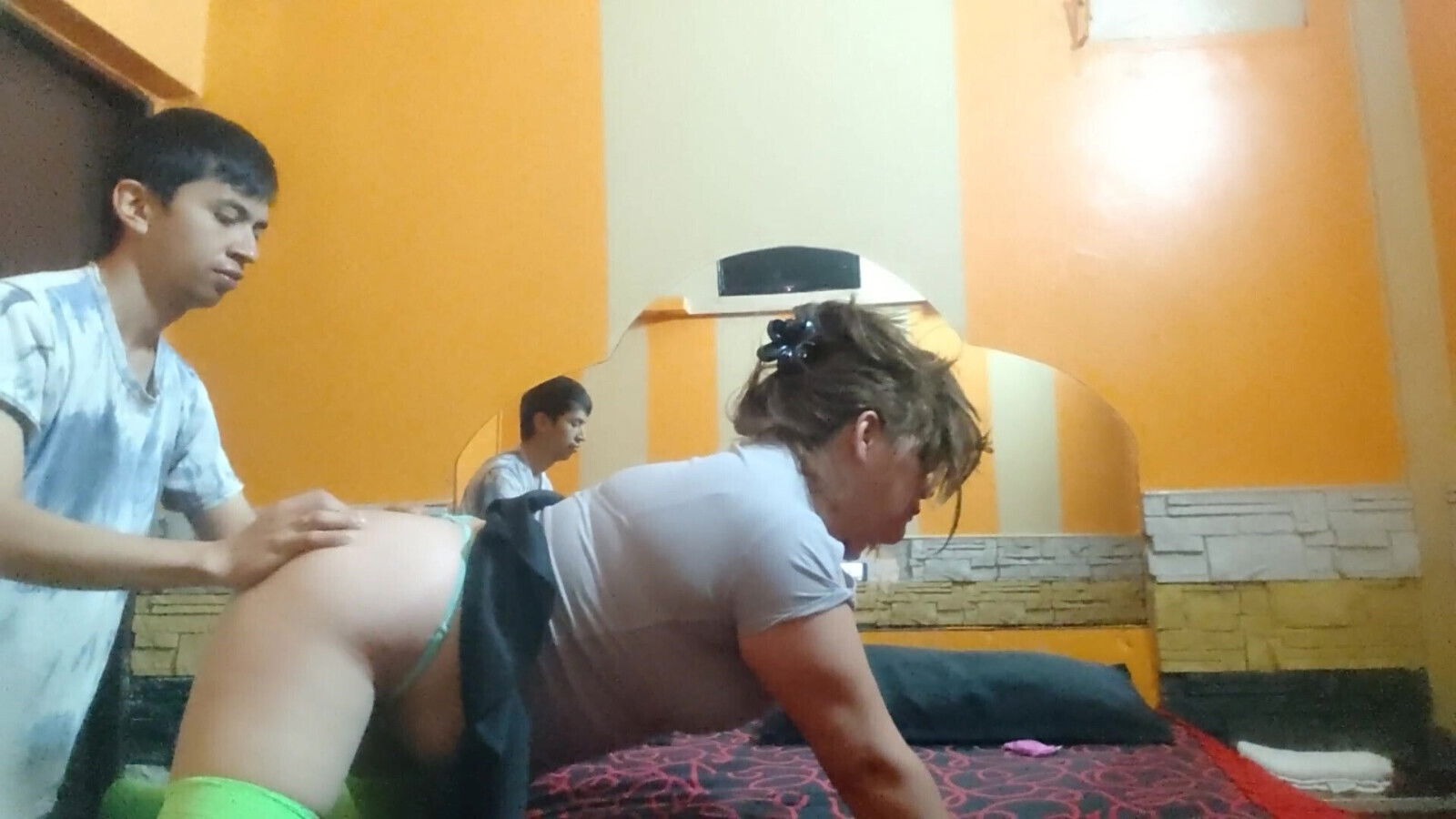 sucked while film cell phone motel