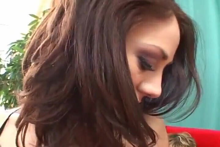 girl sucks huge rides another threesome