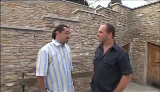 Stunning bitch with boobs gets double penetrated creampied