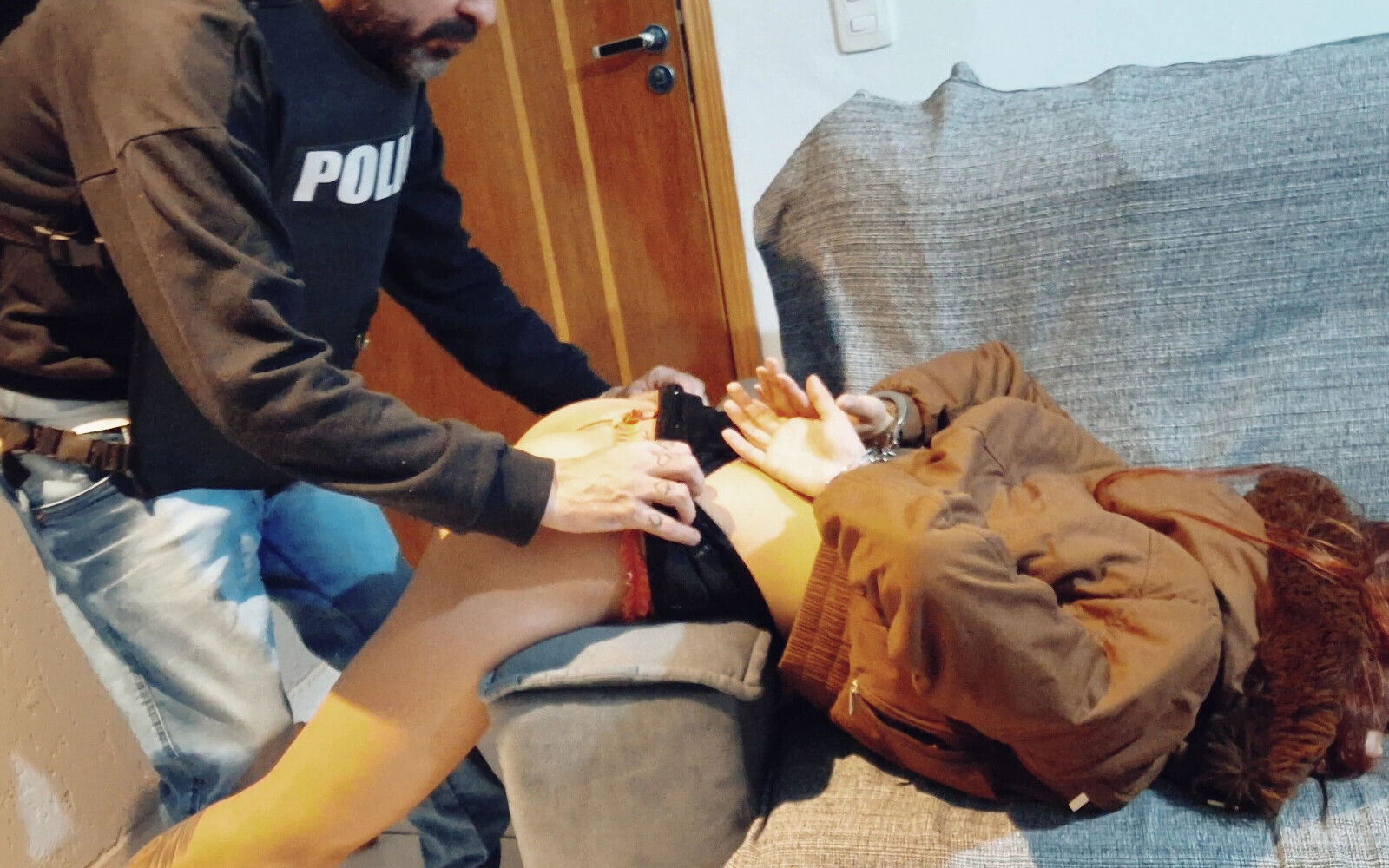 Corrupt Police Officer Offers Freedom Exchange Sex!