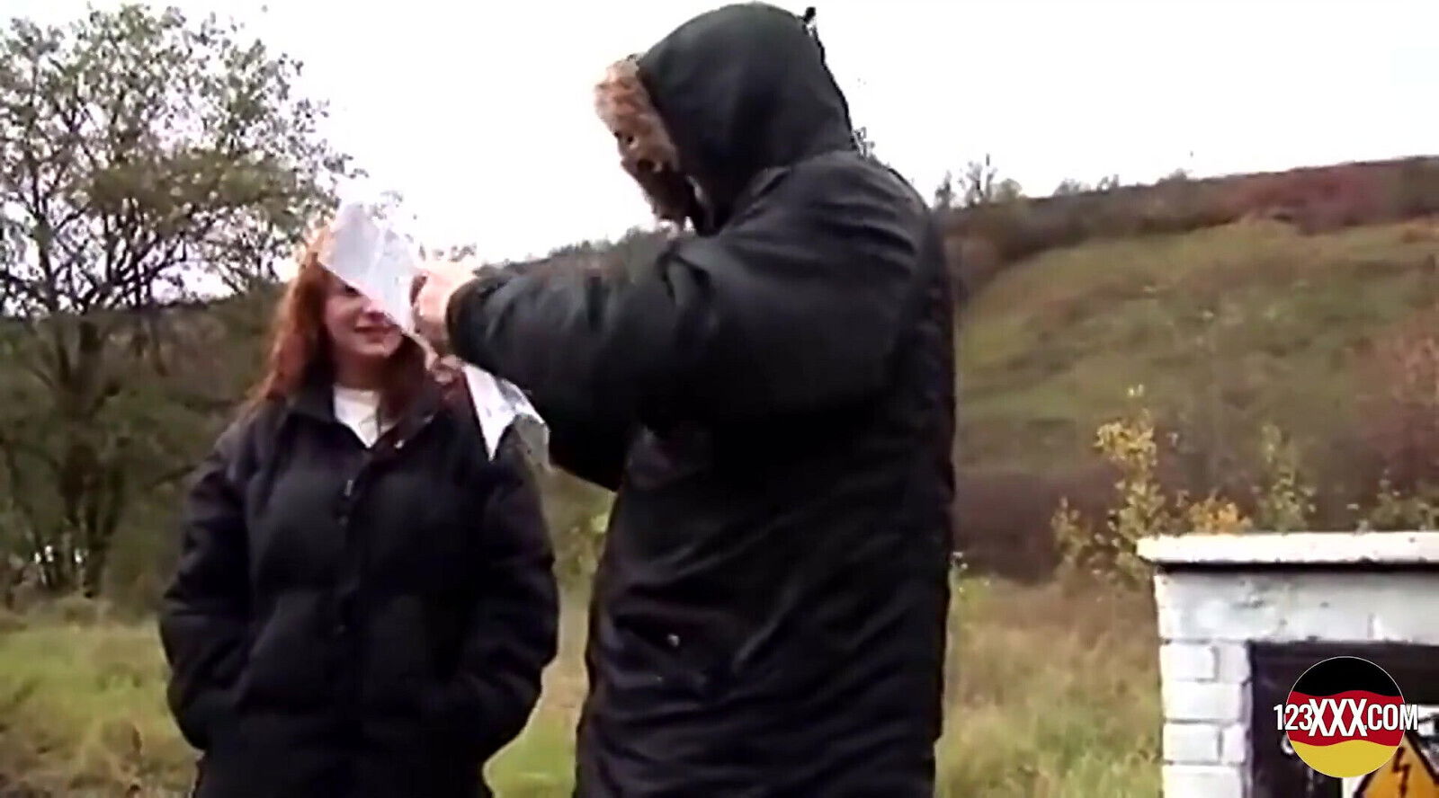 Busty Euro MILF Picked Outdoor