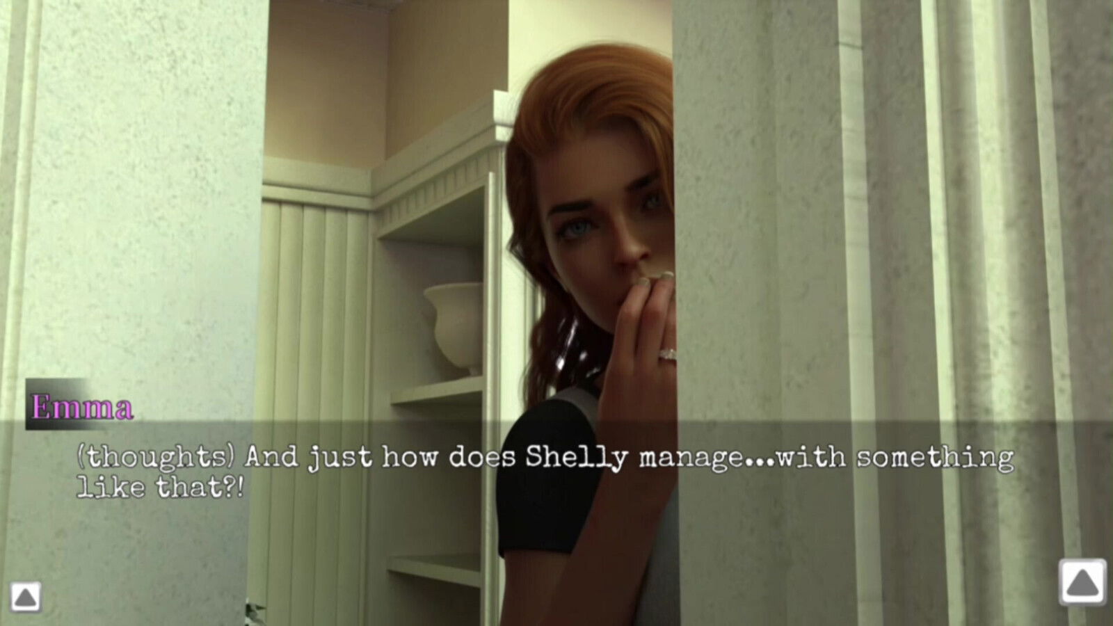 Cheated House Wife enter without cloth, while Neighbor bathroom