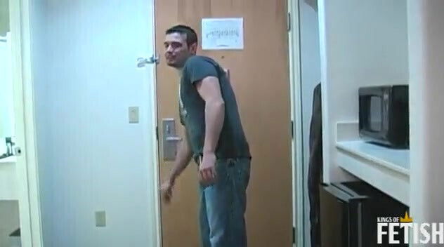 Muscular gets dick deep sucked horny couch