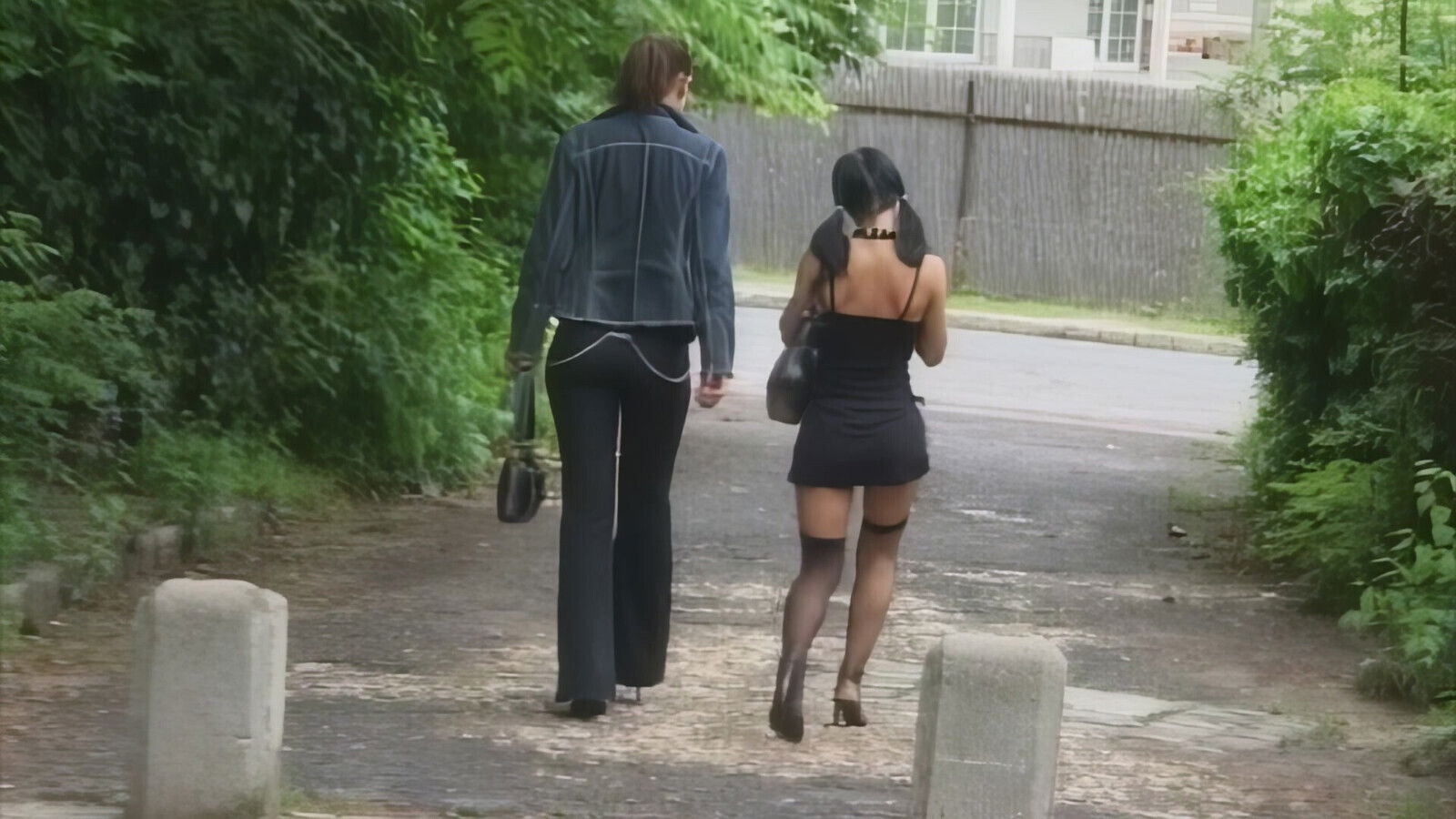 Babes Getting Wild Horny Interracial Threesome Fuck Movie