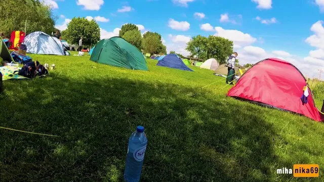 Very Risky Crowded Camping Amsterdam Public