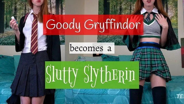 Goody Gryffindor Becomes Slutty Slytherin [ginny Weasley Potion Joi]
