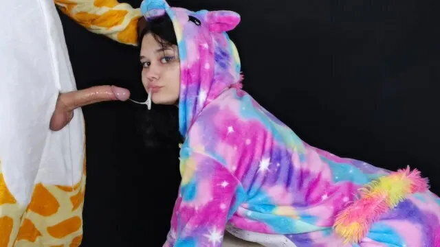 Gagging from Deep Throat because Huge