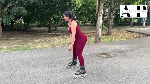 Latina Skater Girl gets Fucked after Workout Real Amateur Couple Passion Ju...