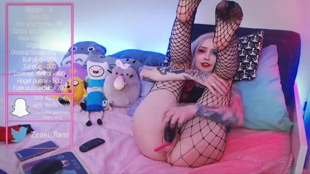 Cosplayer Zirael_rem Dildoing Herself Footjob Amateur Vids