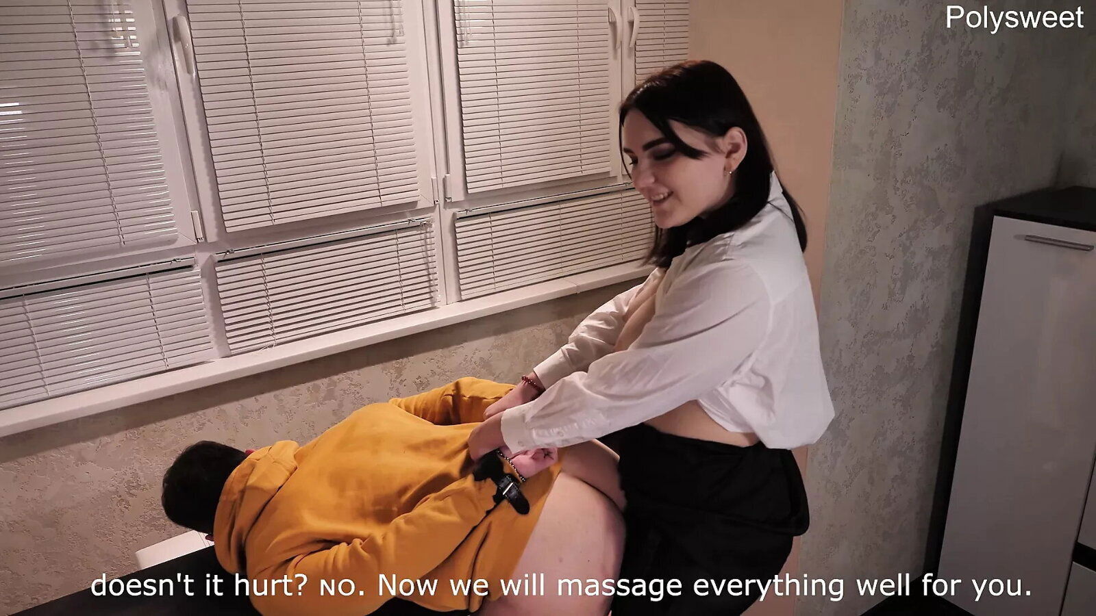 Girl Doctor Cured with Prostate Massage