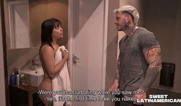 Under Towel Hiding Step Brothers Hard