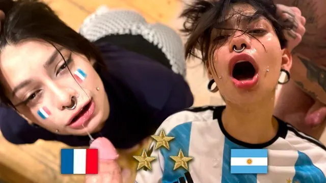Argentina World Champion, Fucks French after Final Vicious