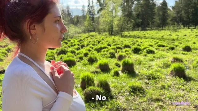 Busty Stranger Trying Seduce 