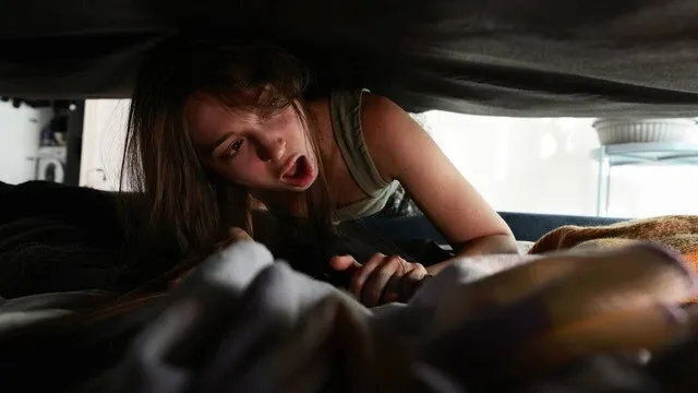 Stupid Roommate Stuck Couch. Course Fucked