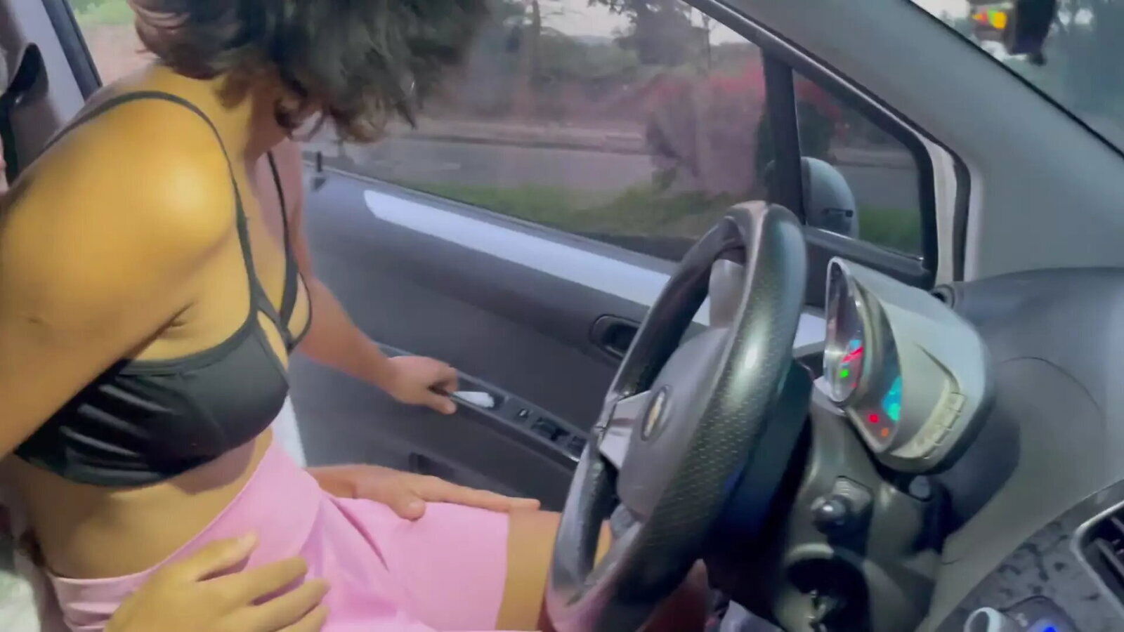 Help Little Stepsister with Driving Lessons Fucking Her...