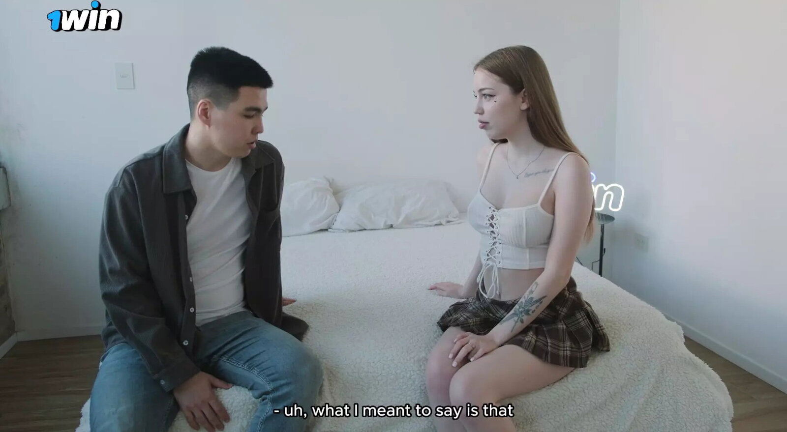 Cheated Wife with Young Babysitter First Work