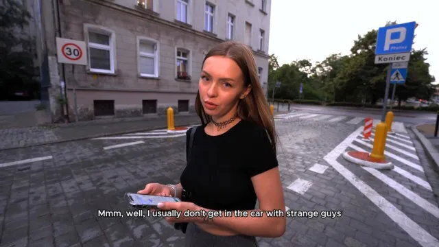 Beautiful Girl Street Invited Place.