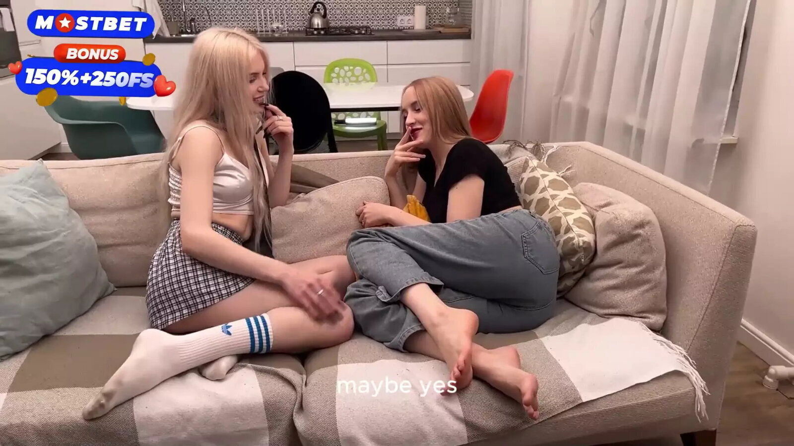 Girlfriends Seduce Stepbrother Make