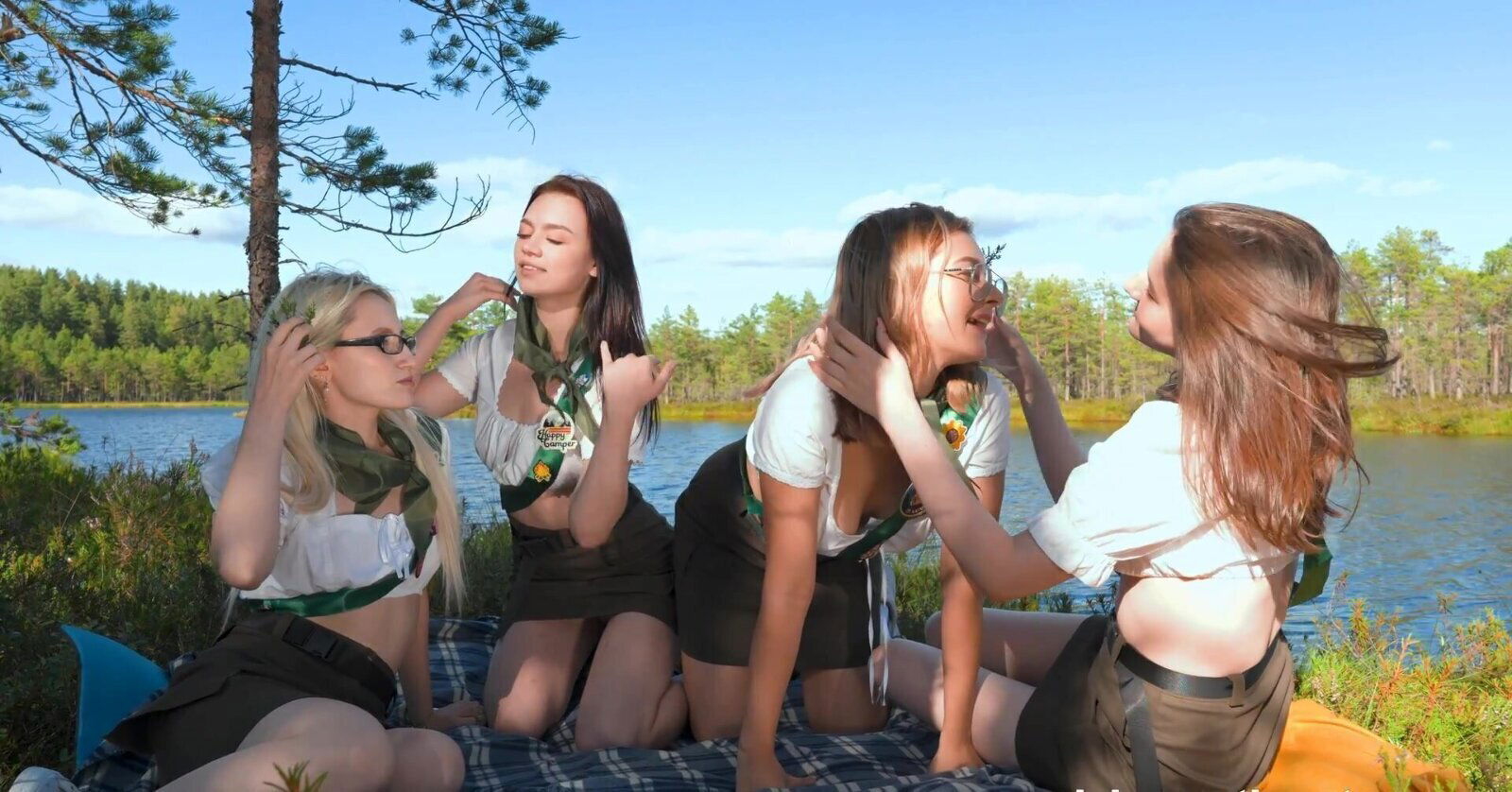 Shaved pussy teen girls Alexis Willson Sofia licked Murkovski.