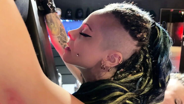 Lesbian Femdom Spanking: Mature Women BDSM Punishment