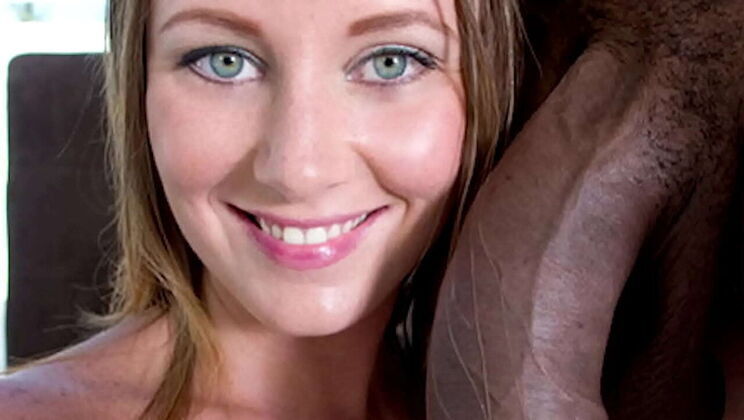 Teen Jordan Nevaeh takes first massive interracial porn