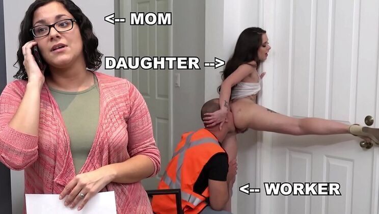 BangBros Teen PAWG Paige Fucks Roofer Sean Lawless Doggystyle Hairy Pussy