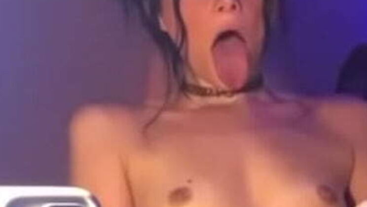 Mackenzie Jones gets soaking with vibrator play