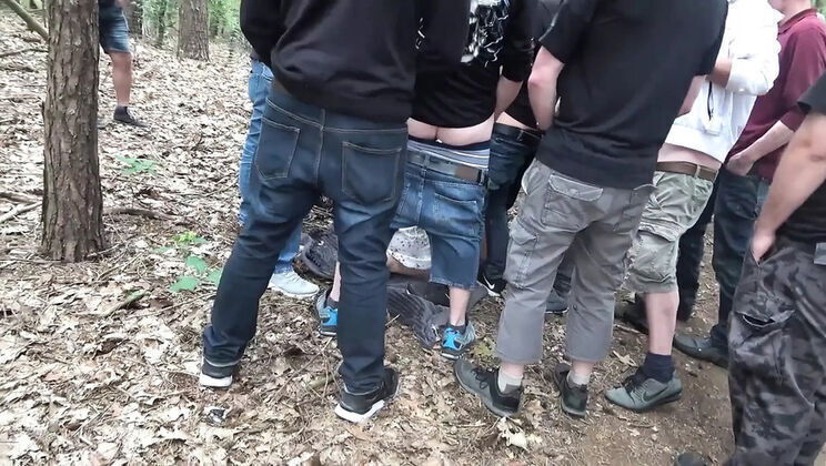 Blonde Sluts Dirty Julia Take Full Service Gangbang Creampie Bukkake Fun!