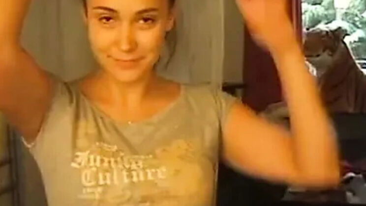 Busty Blonde Teen Elita's First Amateur Porn Natural Dildo