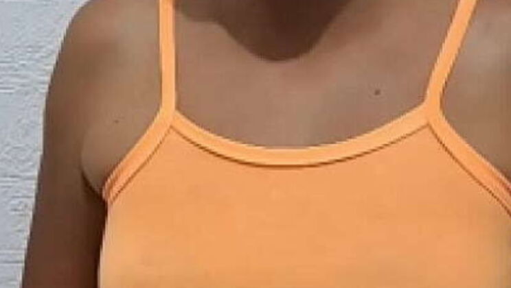 Latina Teen Anniejarochita Welcomes Neighbor Jose Luis Flores with Blowjob Cumshot