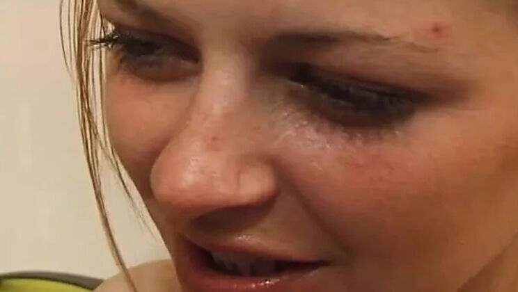 Horny French Amateur Gets Fisted Before Rough