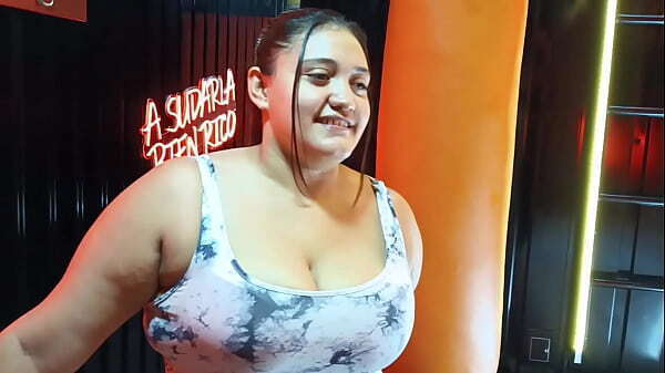 Rutina gimnasio jugoso blowjob chorros boca